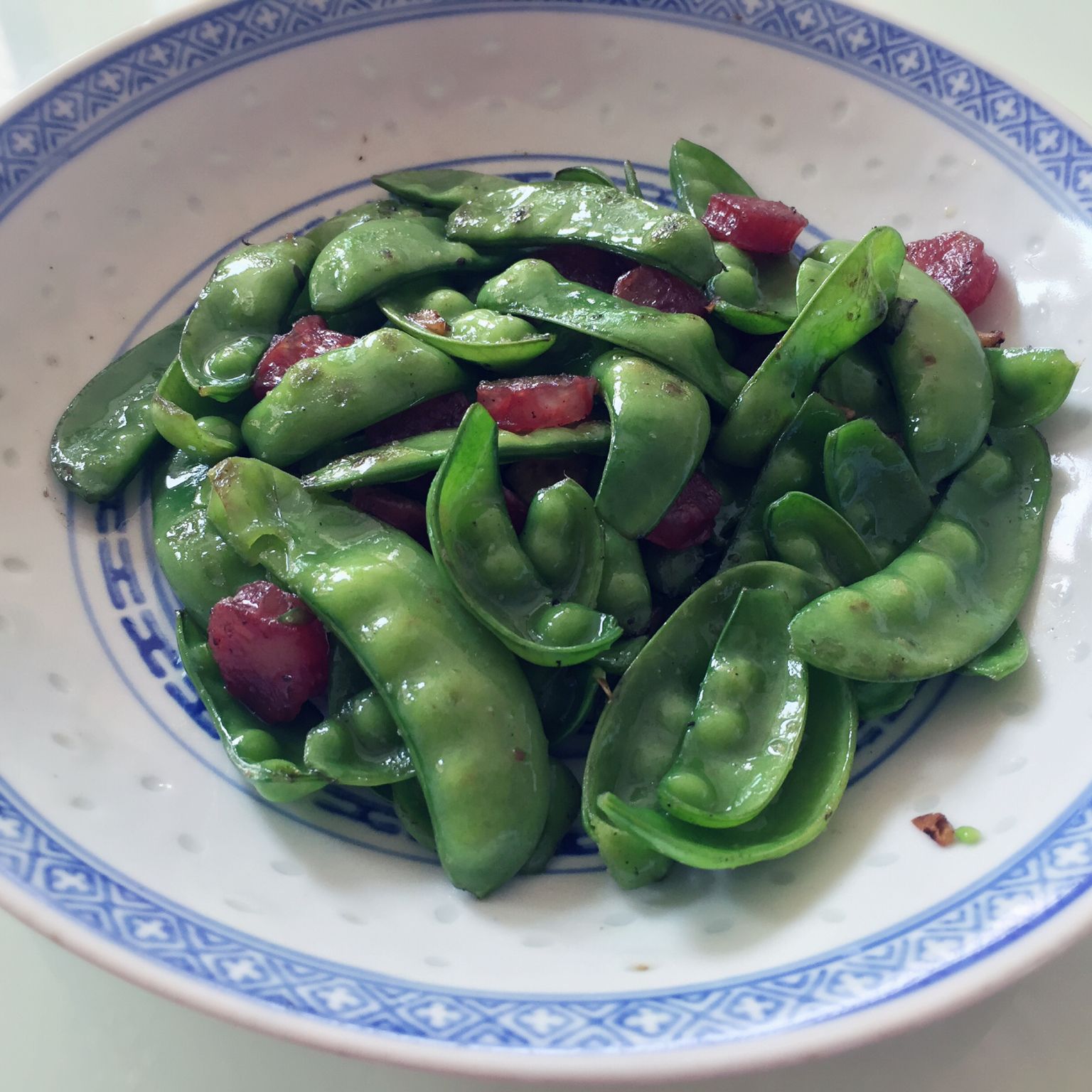 荷兰豆炒腊肠