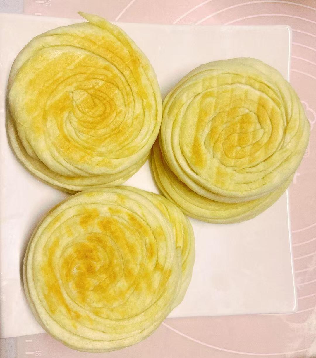 发面千层饼 旋风小饼 外焦里软 附细节视频详解