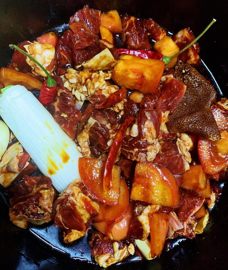 无水高压锅炖牛肉