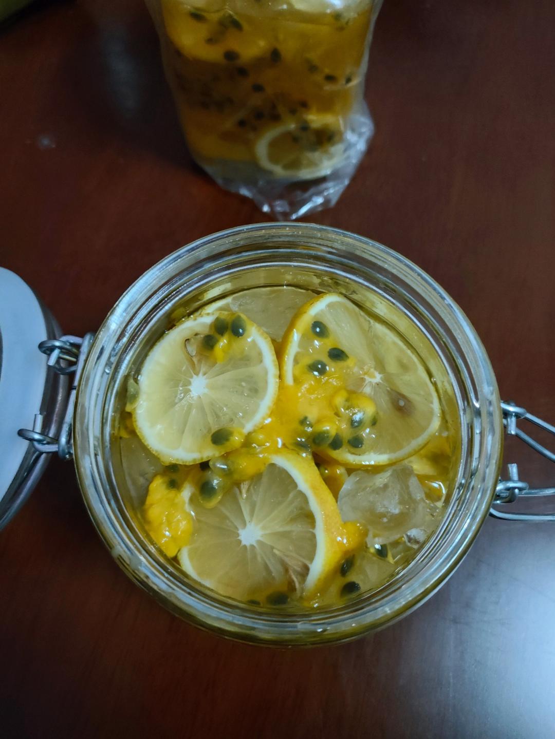简单又超好喝的柠檬🍋百香果茶🍵