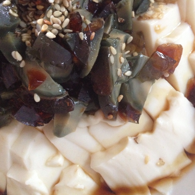 皮蛋豆腐