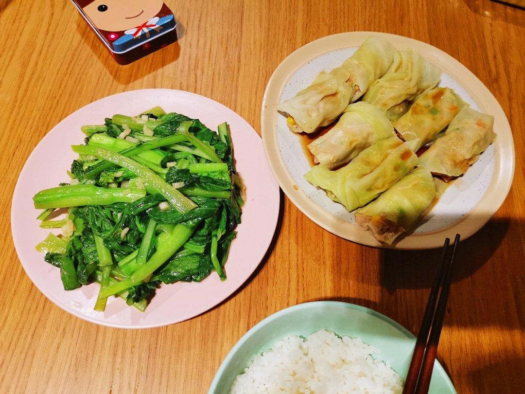 娃娃菜包肉