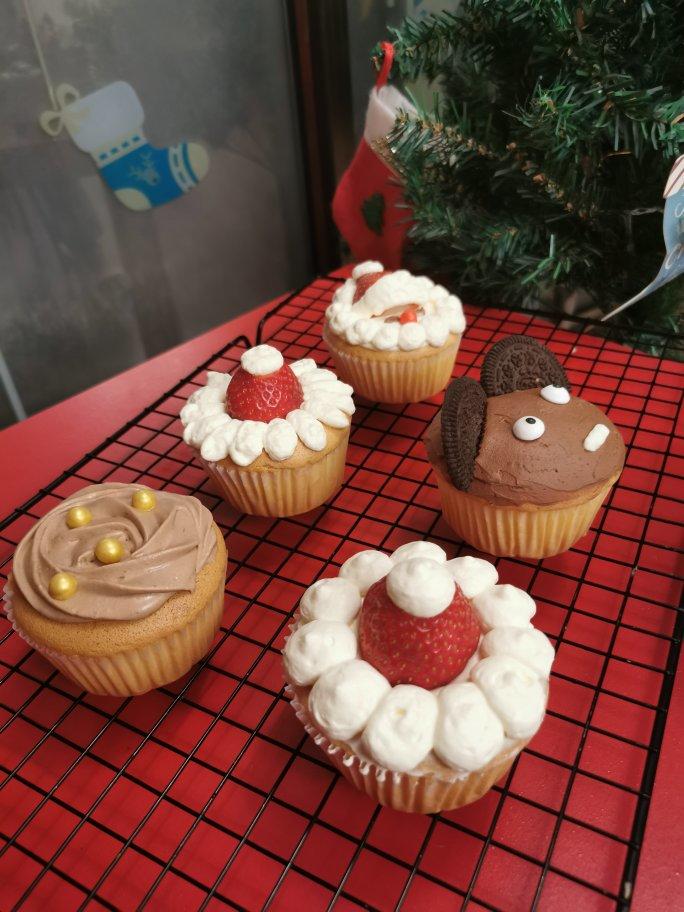 🎄圣诞款｜纸杯蛋糕｜超高颜值｜超可爱｜圣诞帽｜圣诞树｜麋鹿｜圣诞老人