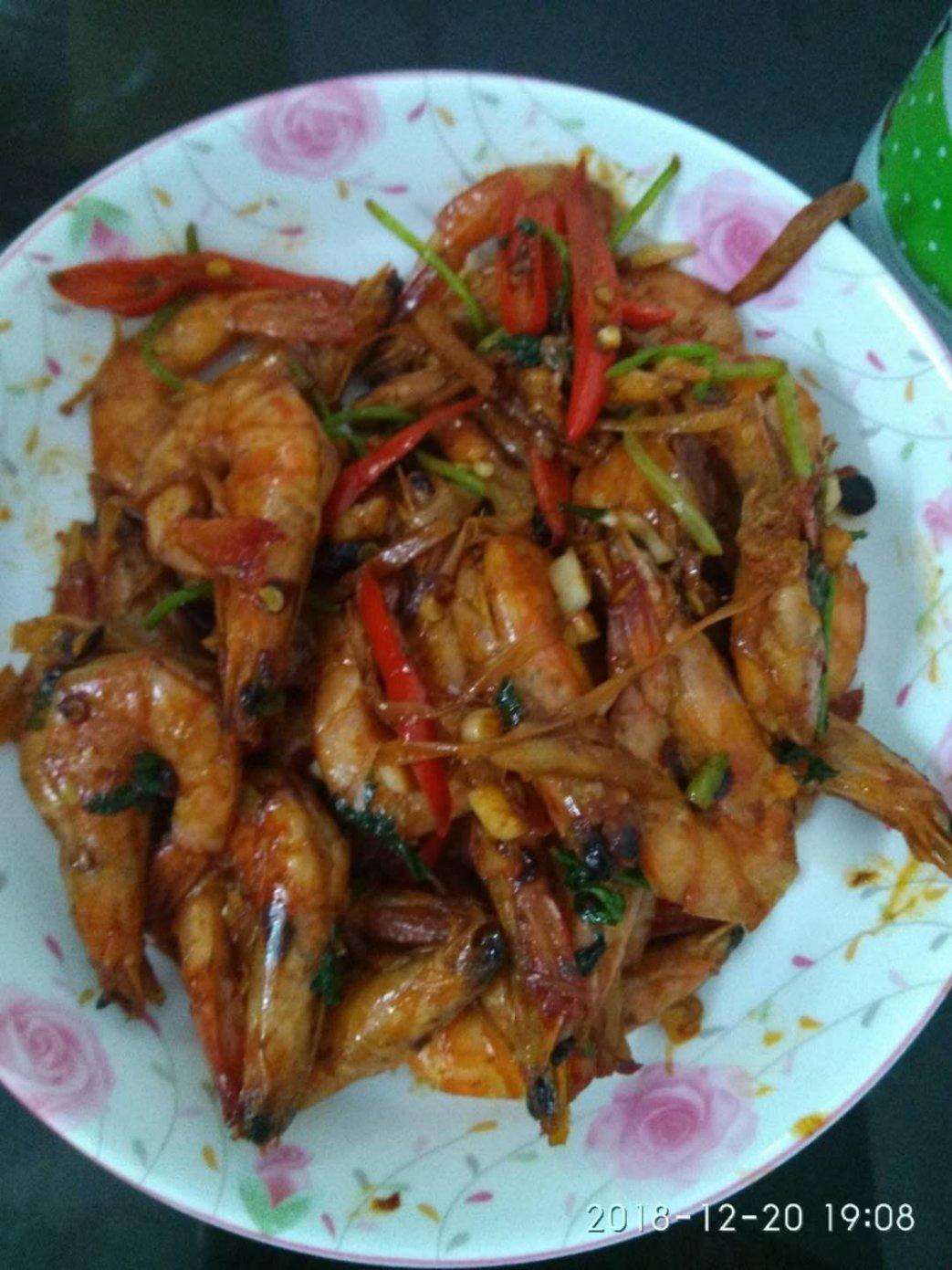 吮指香辣虾