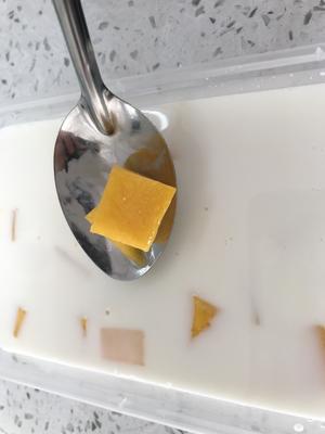 超简单的芒果椰浆奶冻的做法 步骤6