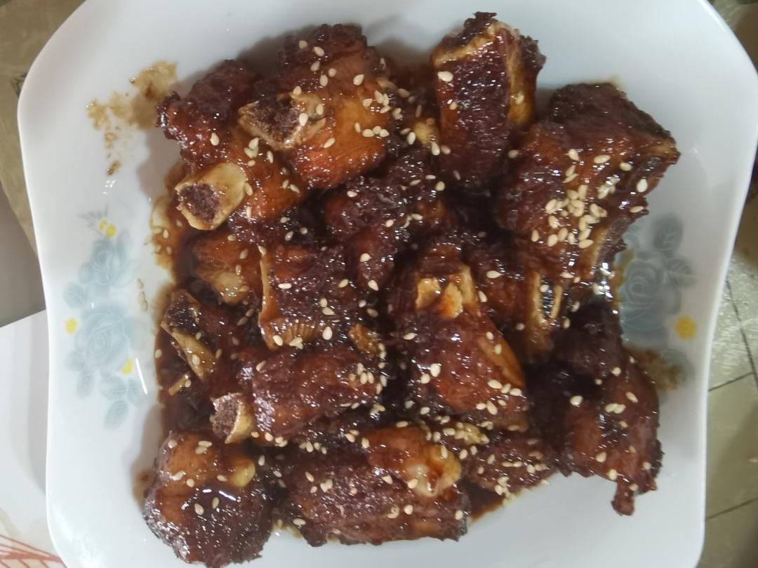 糖醋排骨/糖醋小排（不放油）（12345口诀做出正宗上海本帮）