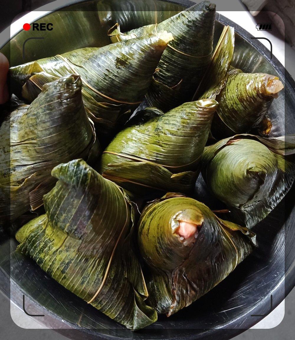 旭儿妈咪做的广西粑粑之端午节粽子(羊角扭)