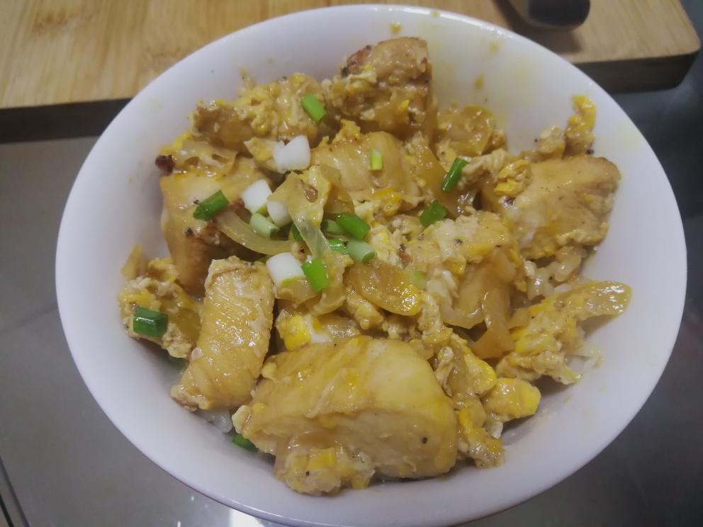 30分钟鸡胸肉亲子丼的做法