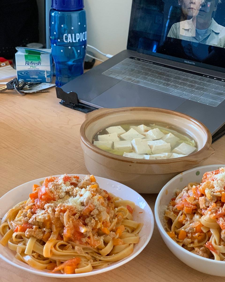 （完胜必胜客的）番茄肉酱意大利面～