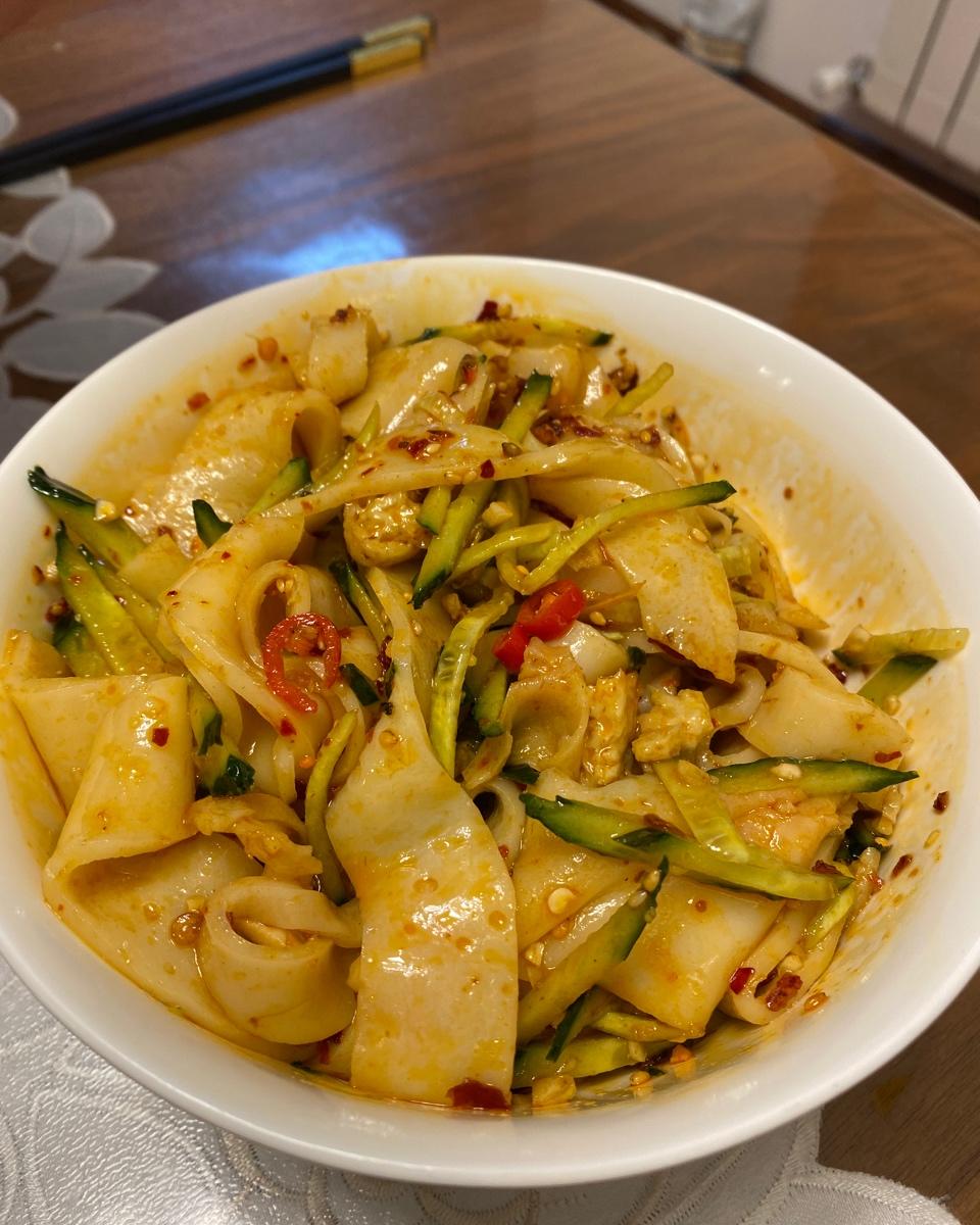 不用水洗的自制凉皮，零失败