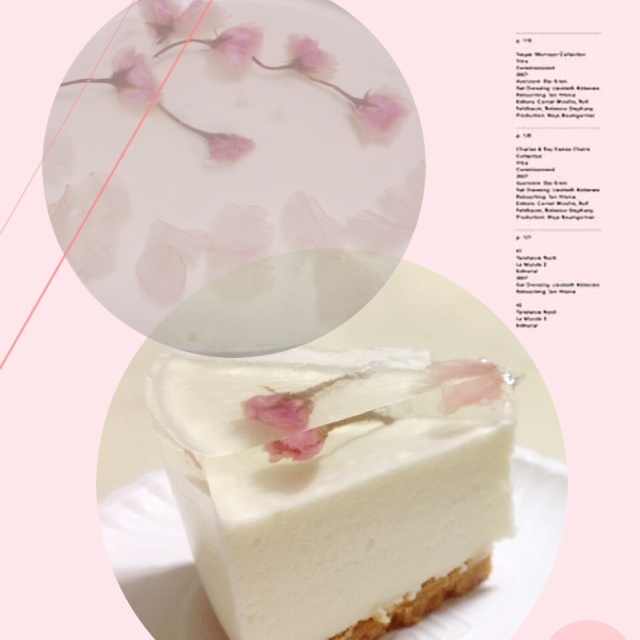 樱花渐变慕斯蛋糕（6寸）