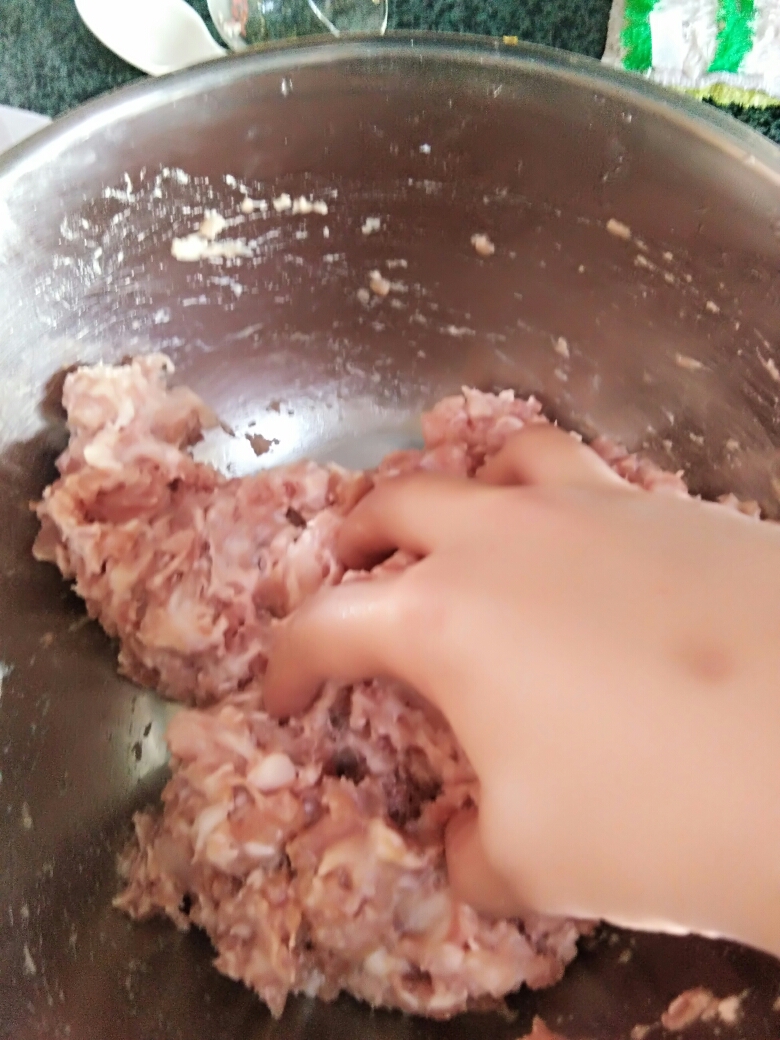 紫菜鲜肉馅馄饨的做法 步骤3