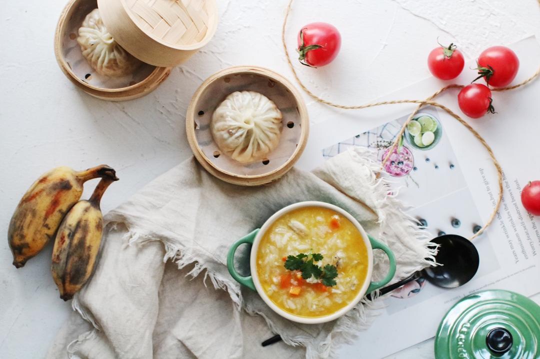 蟹黄鲜虾粥