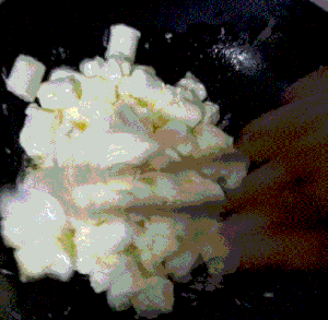 超简牛轧糖（新年雪花酥）的做法 步骤4