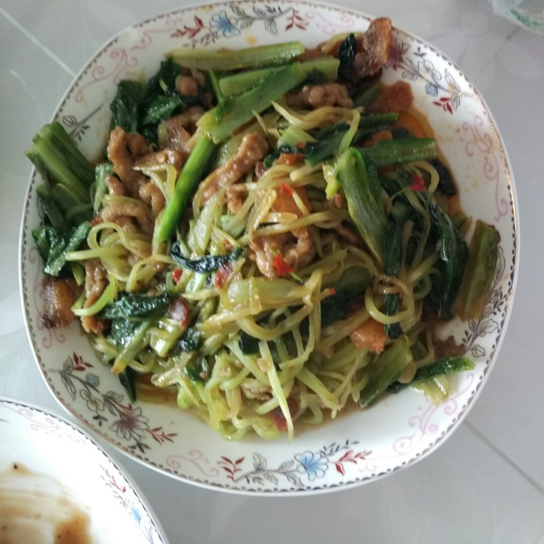 莴笋炒肉