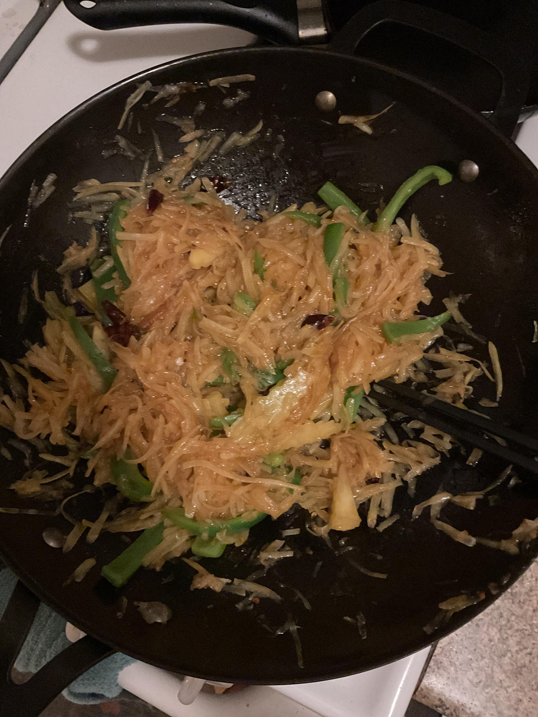 酸辣土豆丝的家常做法 超级下饭