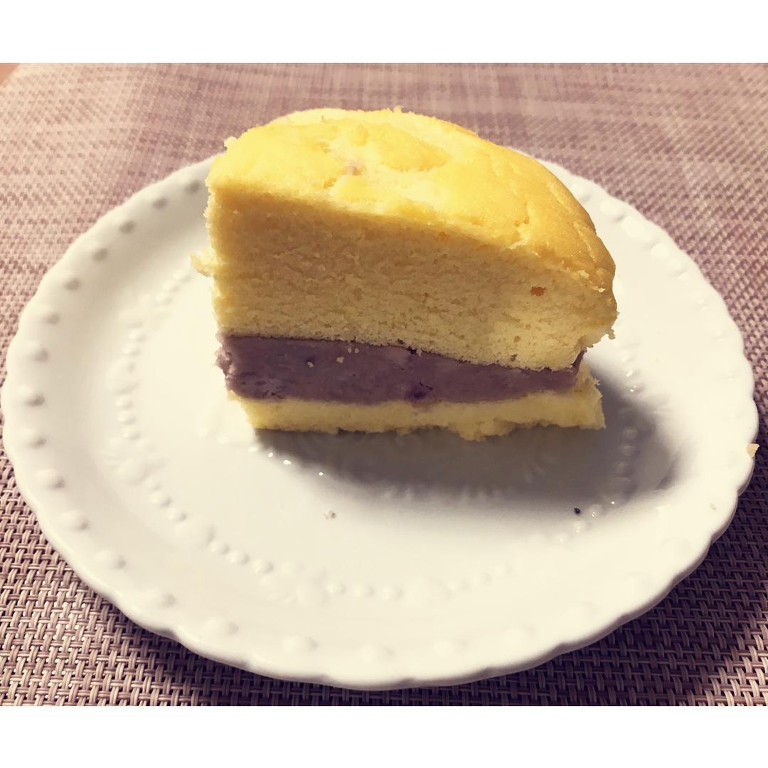 坚果芋泥奶油蛋糕