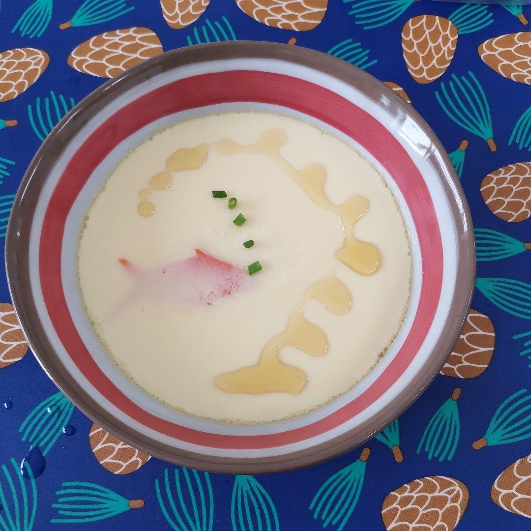 有着豆腐口感的蒸水蛋「年年有鱼」