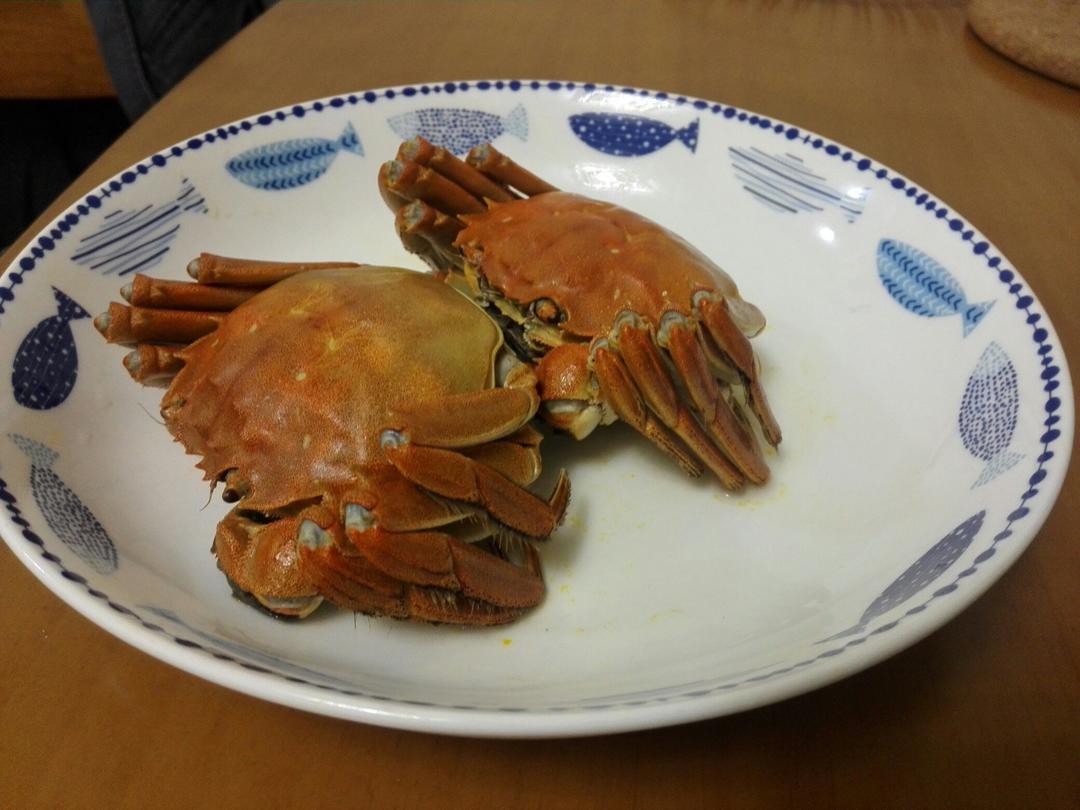 清蒸大闸蟹