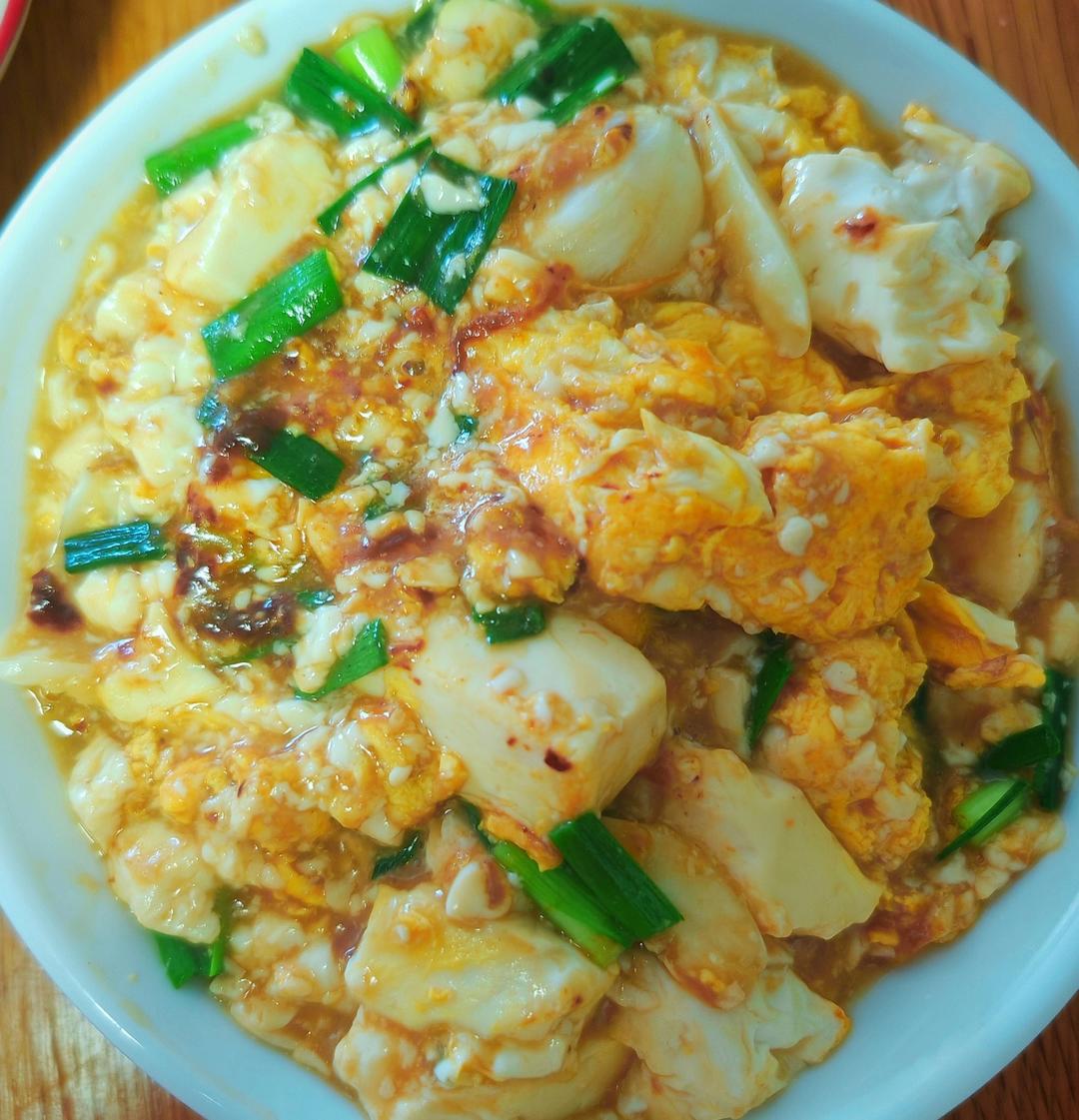 鸡蛋烧豆腐