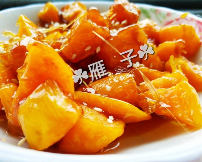 【拔丝红薯的做法步骤图,拔丝红薯怎么做好吃】楊雁子_下厨房