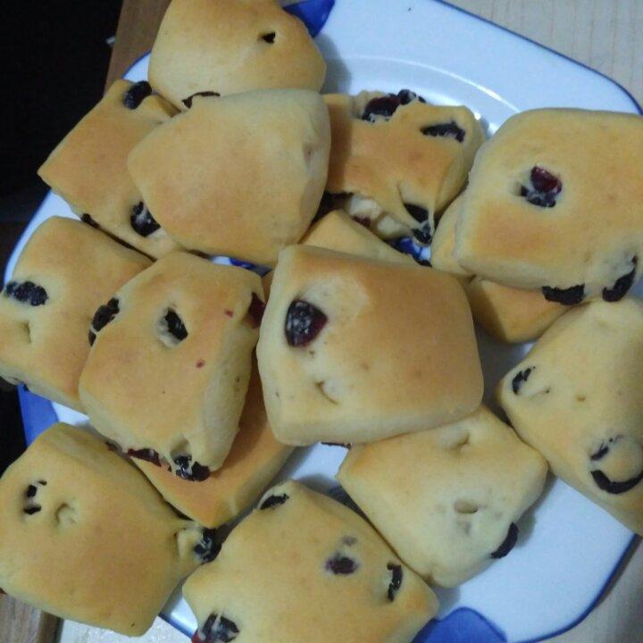 蔓越莓优格小面包块