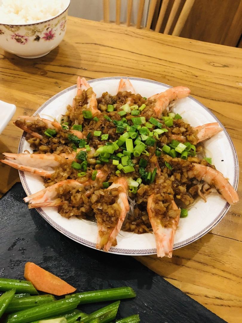 蒜蓉粉丝开边虾