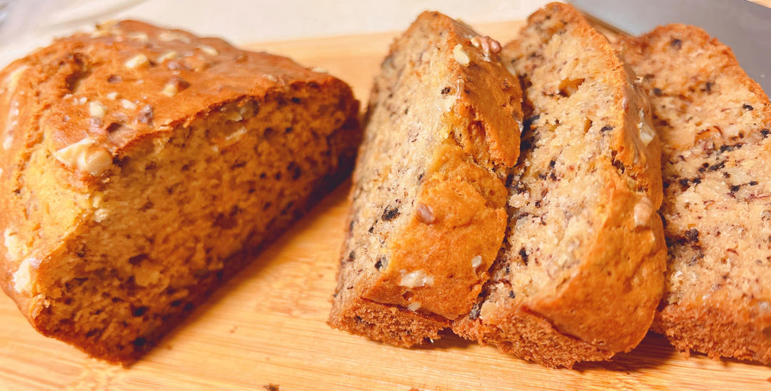 简易版香蕉核桃蛋糕