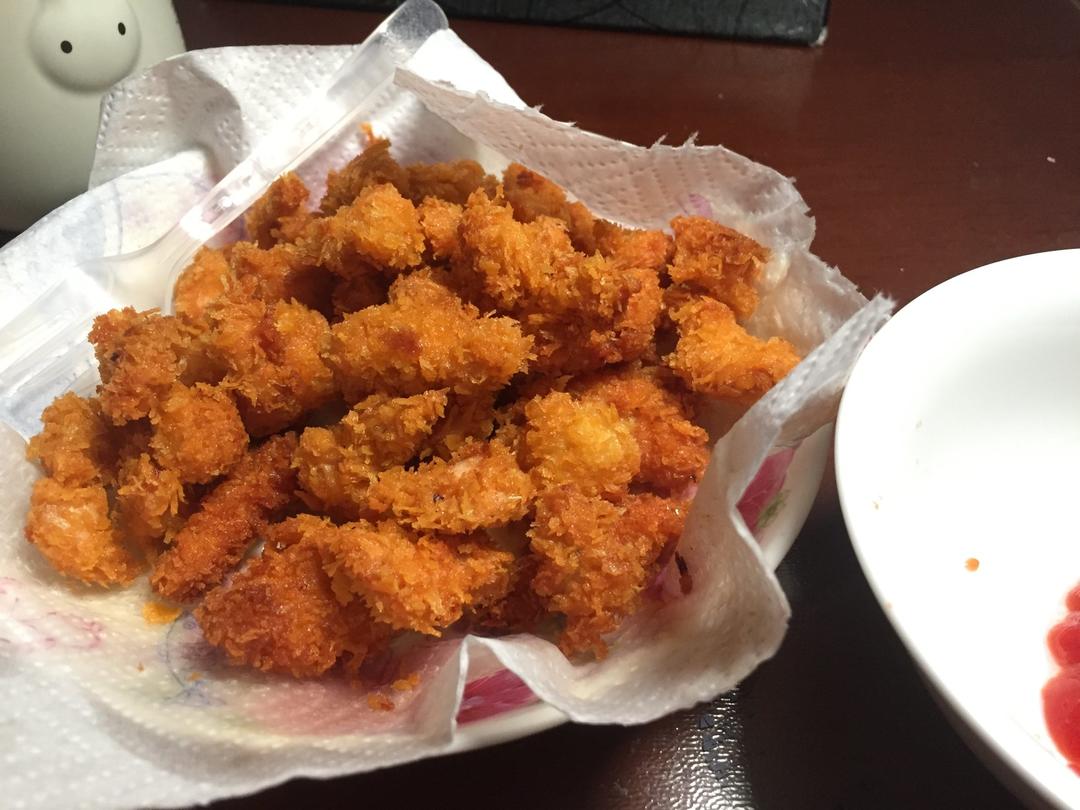 无面包糠版鸡米花（盐酥鸡）