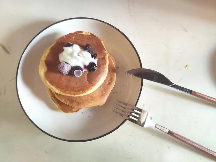 【健身食谱】燕麦麸蛋白粉pancake