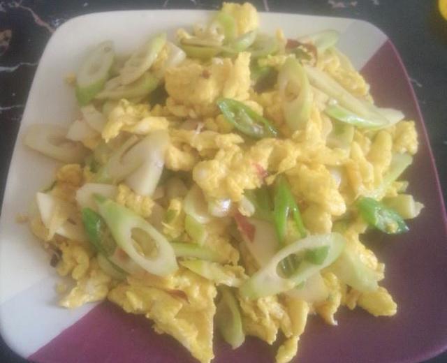 竹笋炒鸡蛋的做法