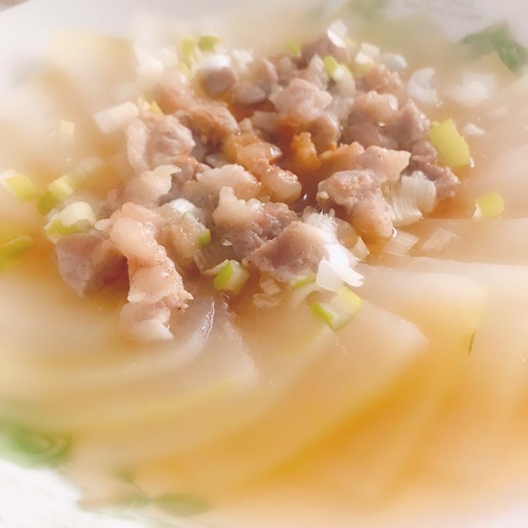 肉末柠檬蒸冬瓜