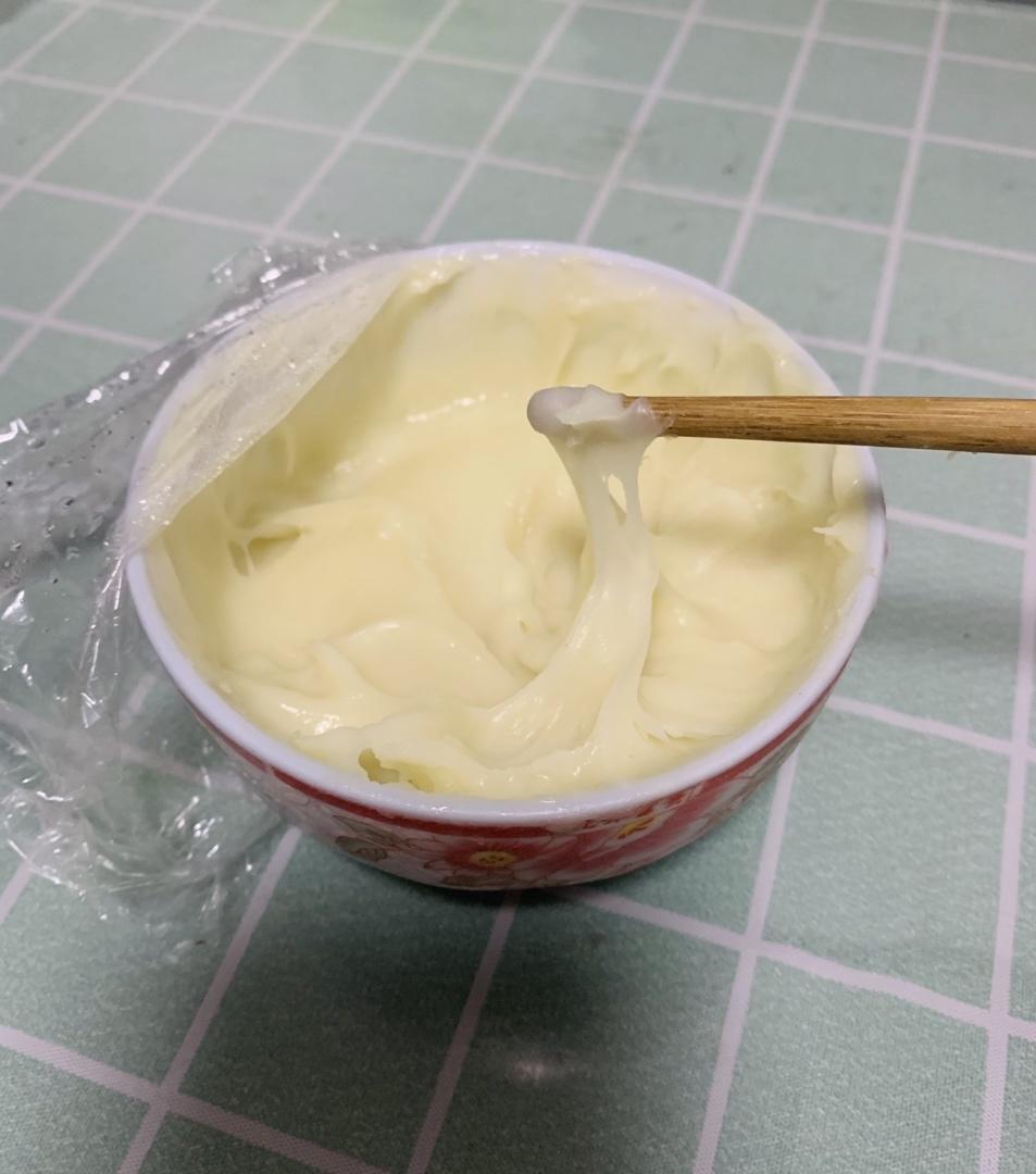 拉丝麻薯隔夜冷藏不变硬的实验成功，三夜依然拉丝