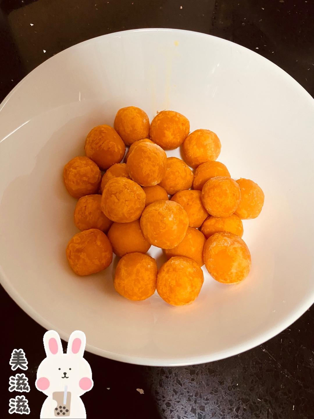 糯糯的红薯丸子