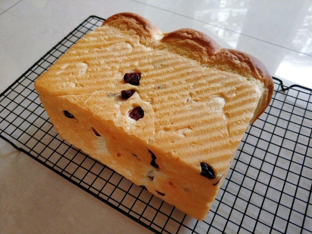 淡奶油蔓越莓吐司（消耗淡奶油）