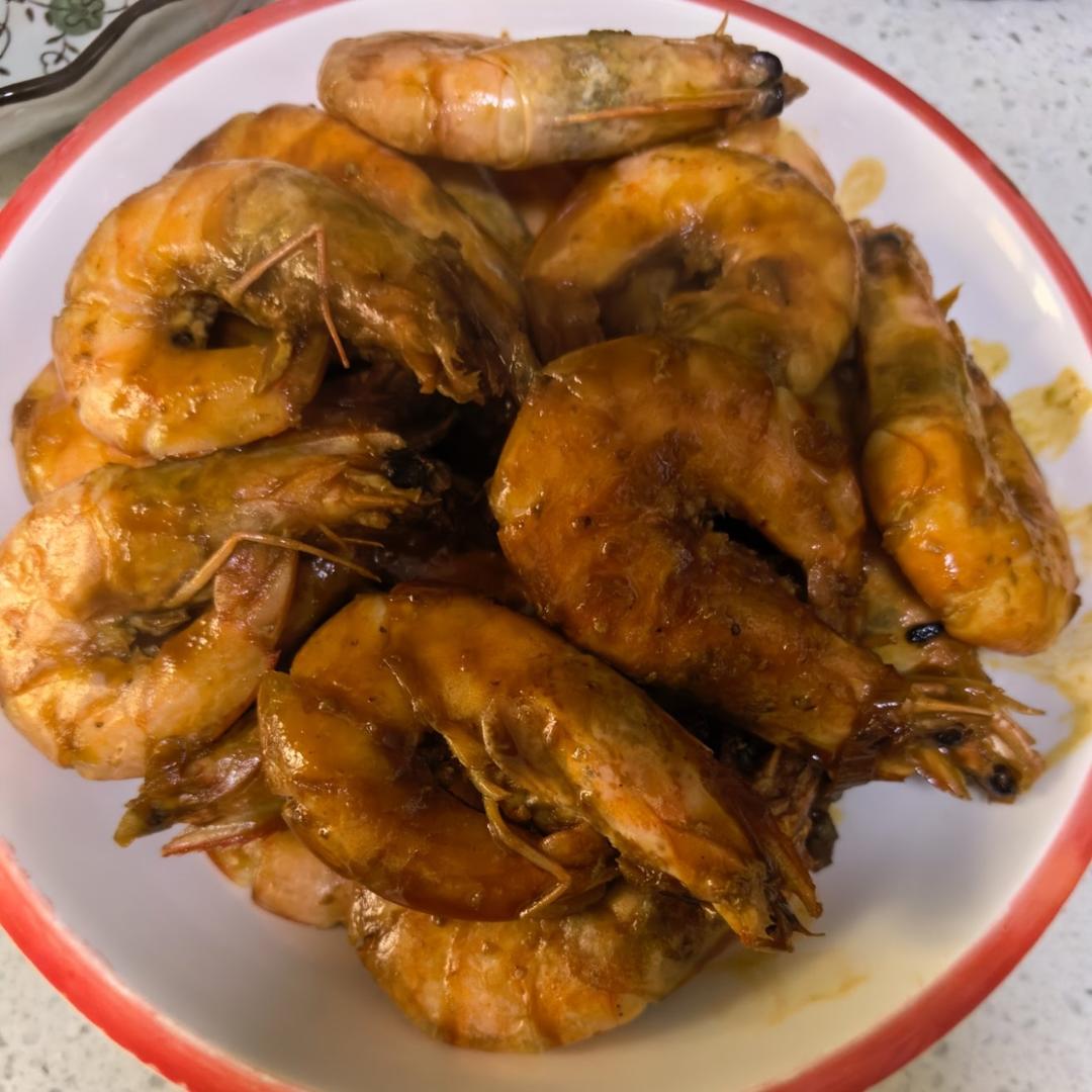 家庭版油焖大虾