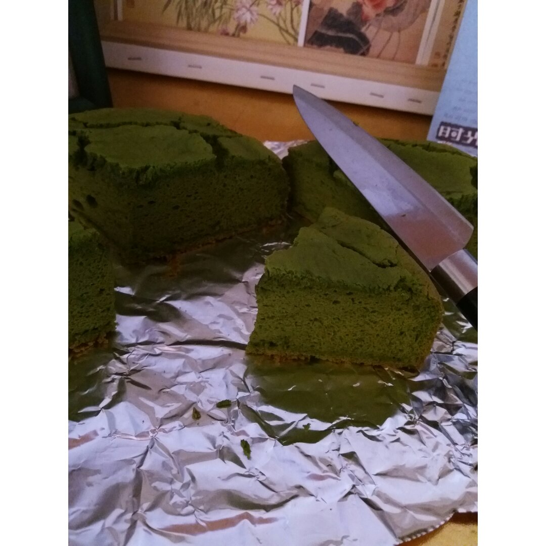 青井老师の抹茶戚风（17cm或18cm中空模）