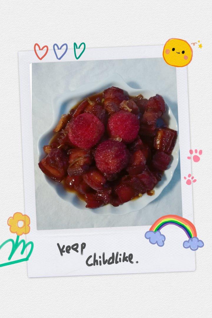 杨梅红烧肉