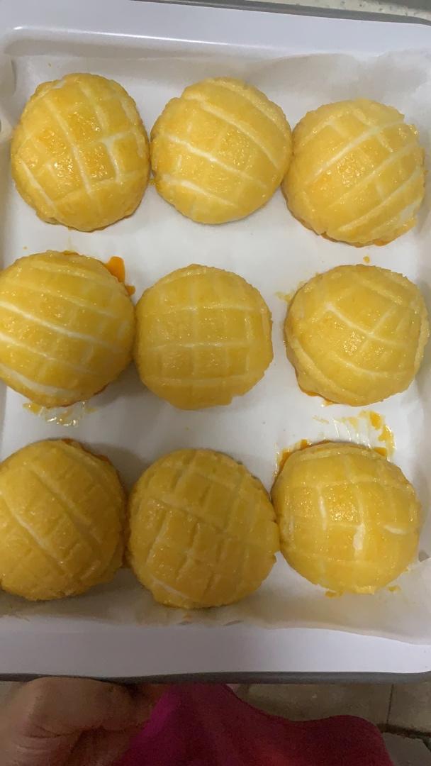 水合法一发酥皮菠萝包