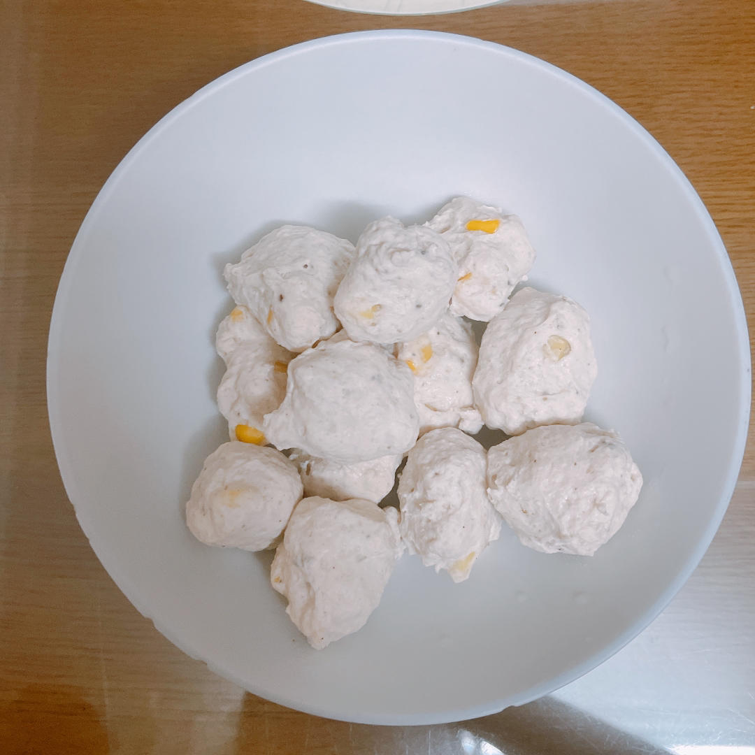 高蛋白低卡鸡肉丸子（无碳水版）增肌减脂必备！！！120kcal/100g