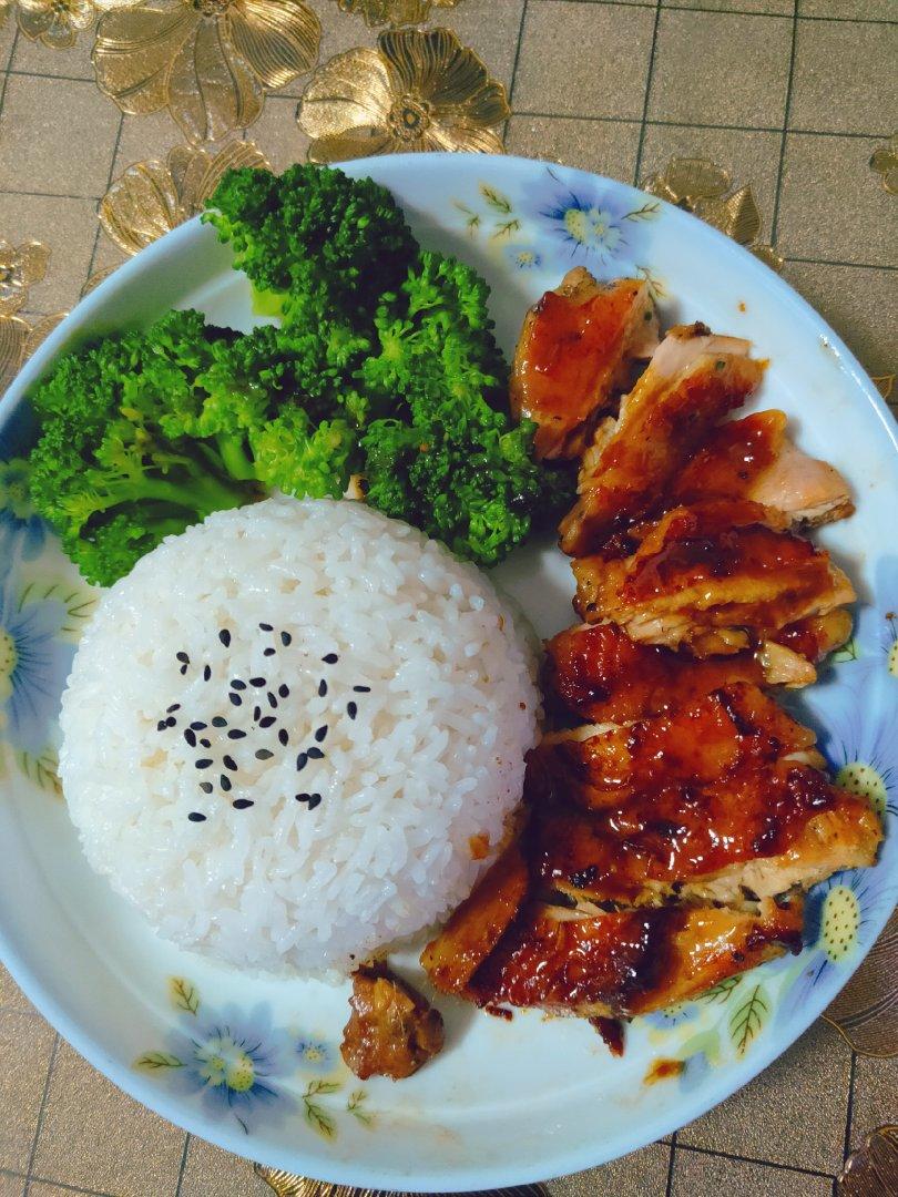 照烧鸡腿饭
