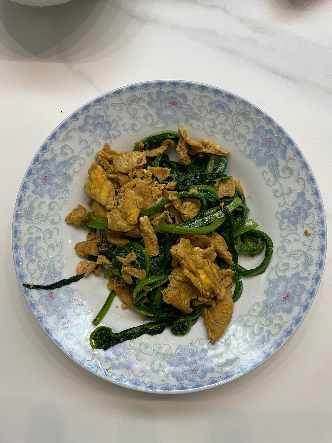 油麦菜炒蛋