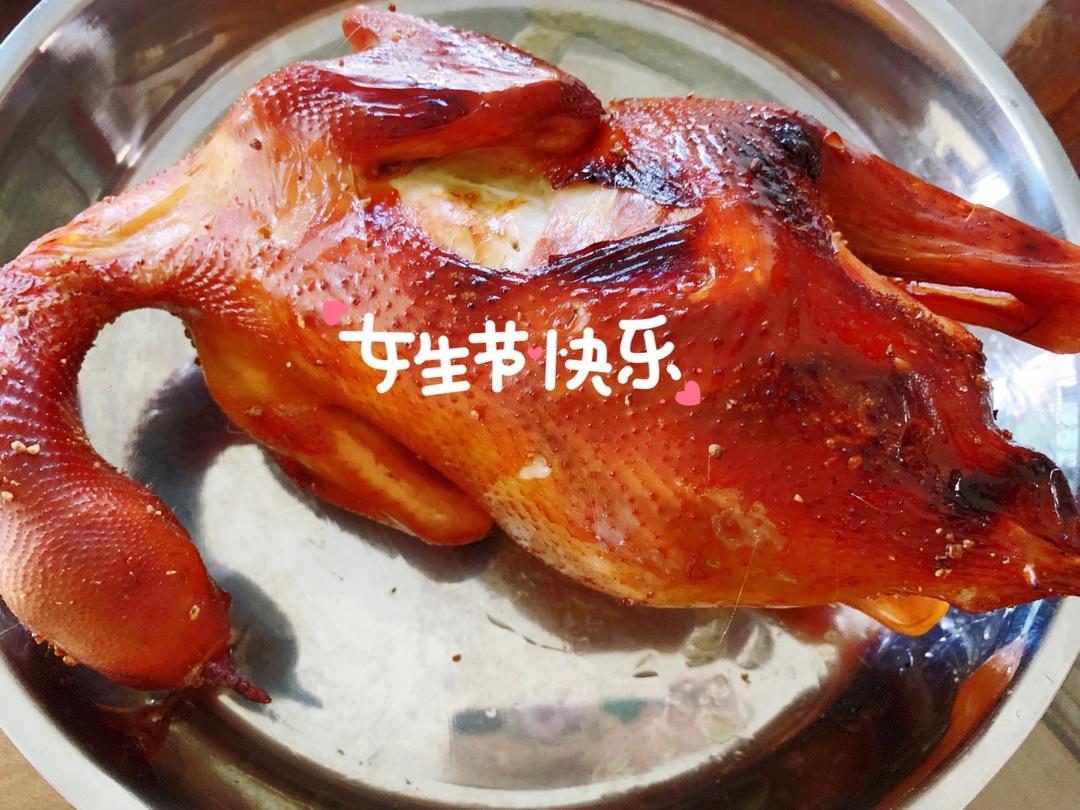 超简单的脆皮烤鸡