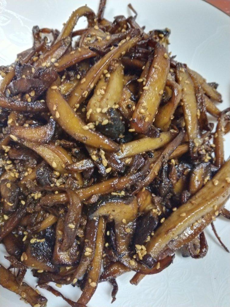 干煸手撕杏鲍菇