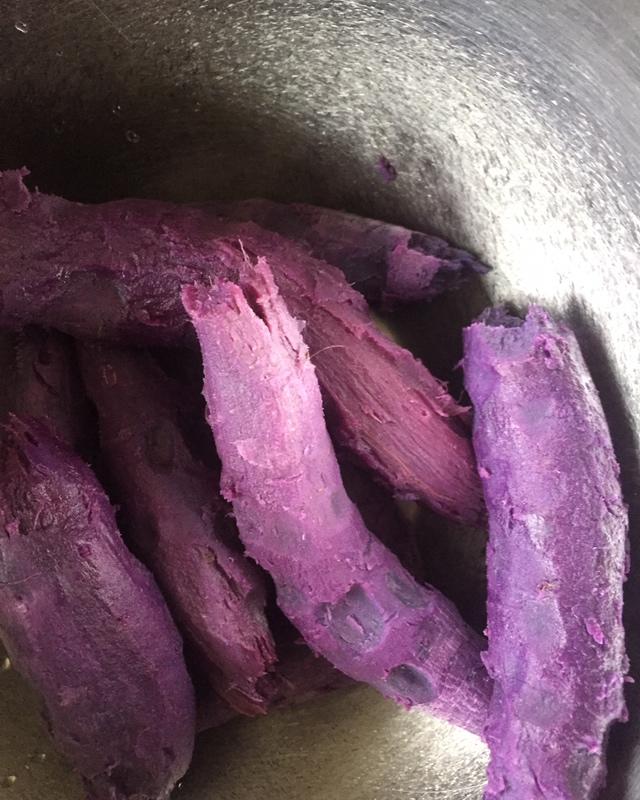 紫薯奶酪华夫饼