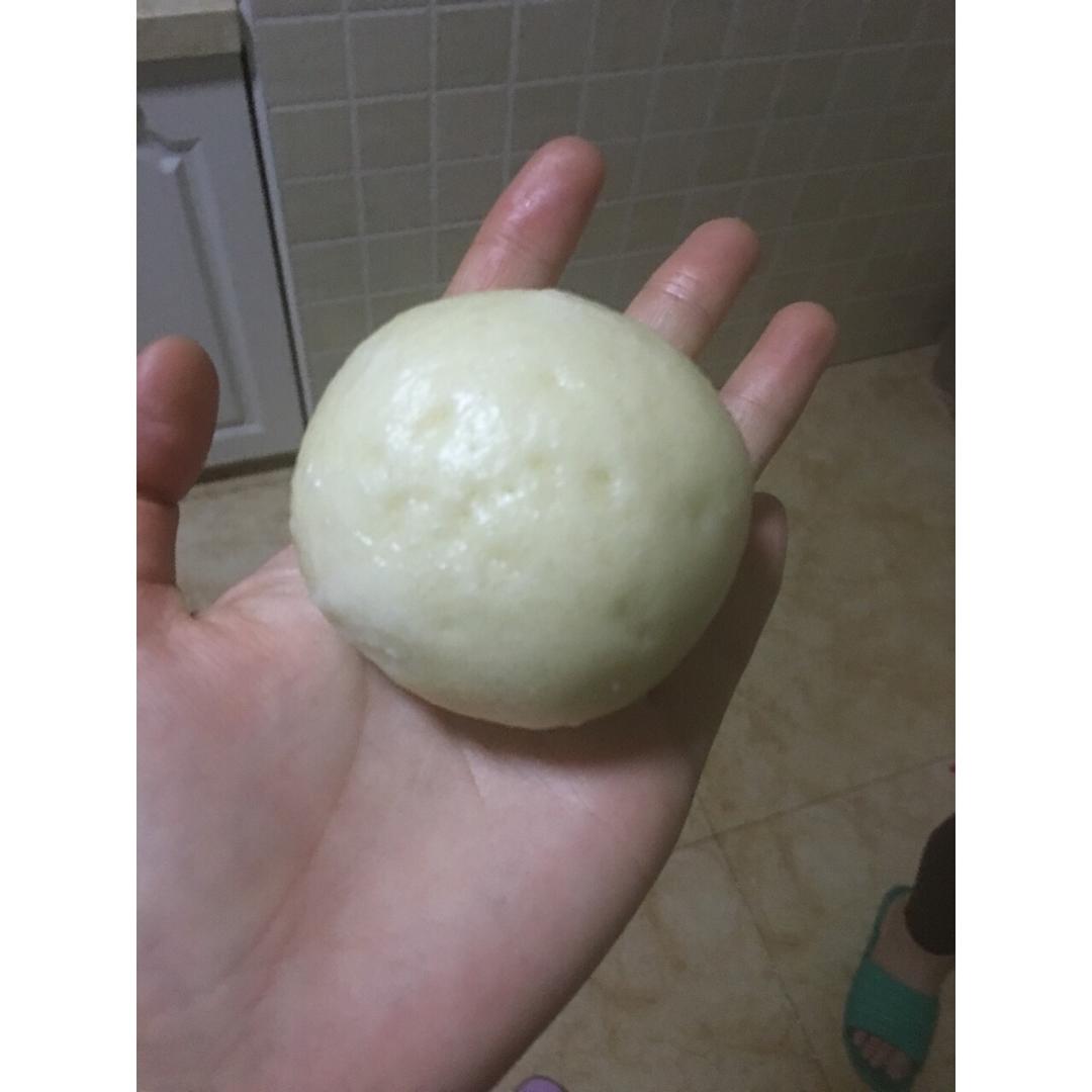 自制无油奶黄包