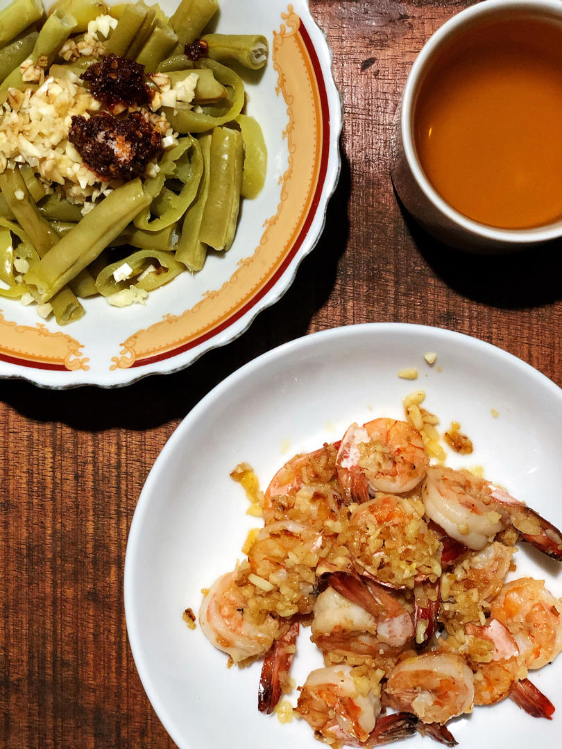 蒜香黄油虾『蒜香虾仁』炒虾仁  生酮