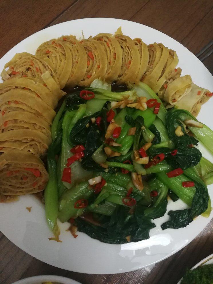 豆腐皮鲜虾卷  宝宝辅食食谱