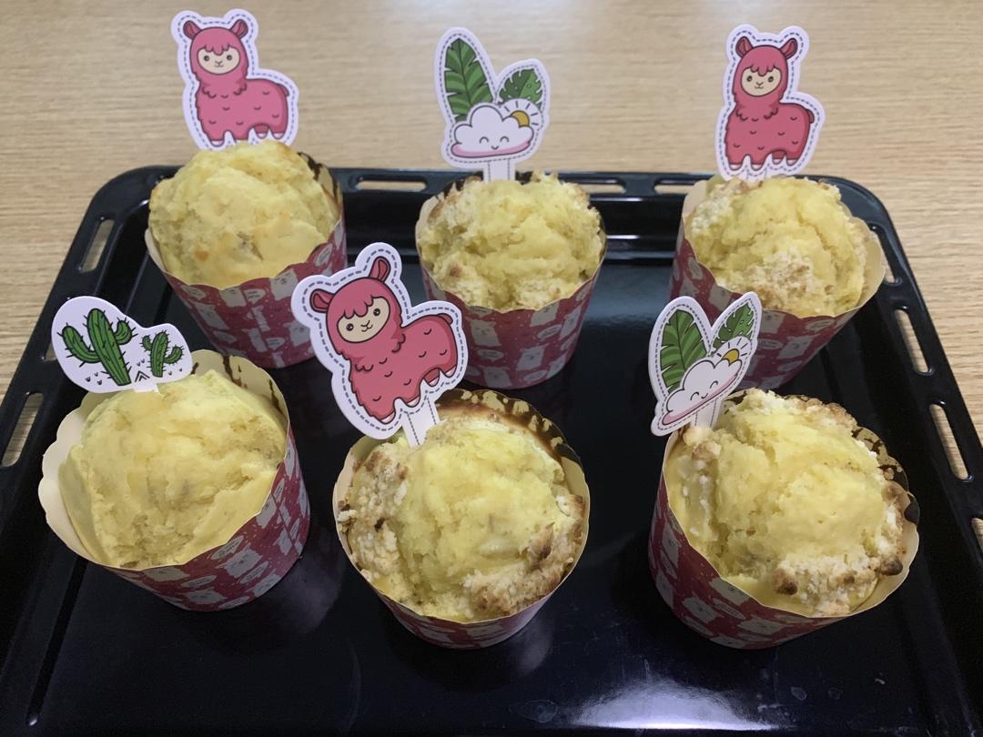 马芬 纸杯蛋糕cupcake香蕉松糕
