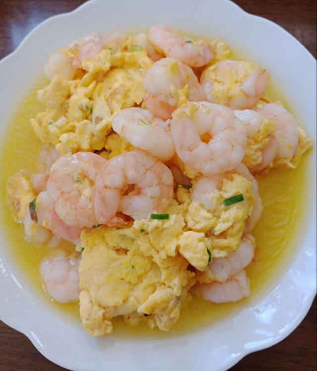 虾仁炒蛋
